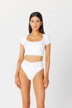 GIGI C Jennifer Crop Top| Matching Sets|Swim Tops