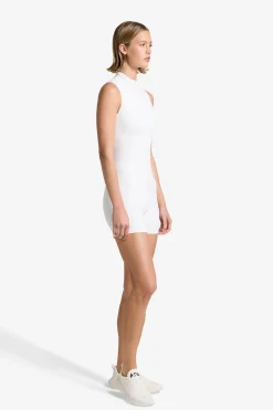GIGI C Keelan Snakeskin Romper| Rompers & Jumpsuits
